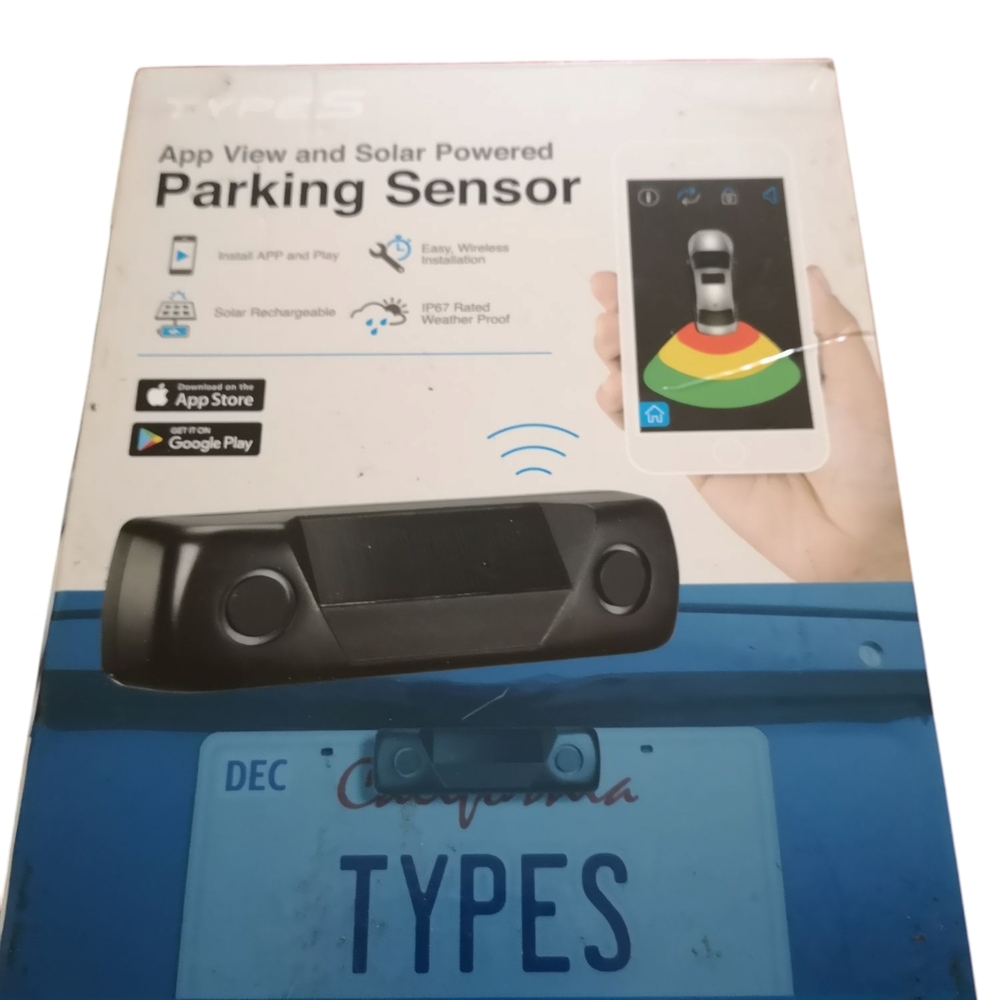 Wireless Parking Sensor with App Integration - Black